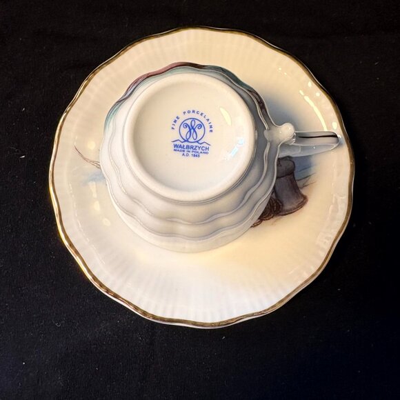 Walbrzych China Cup and Saucer - Picture 2 of 5